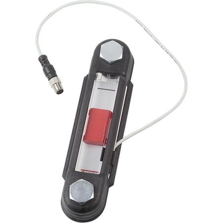 Kipp Oil Level Gauge W Oil Level Monitor D1=M12 164X42X21 Plastic, Norm Open Contact, Comp:Steel, Sw=19 K1425.12712